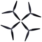 HQPROP 10 × 5 × 3 Drei-Klingen-Luftpropeller (Kit) FPV Durchfahrtsmaschine Kohlenstofffaser-Nylonpropeller 1050